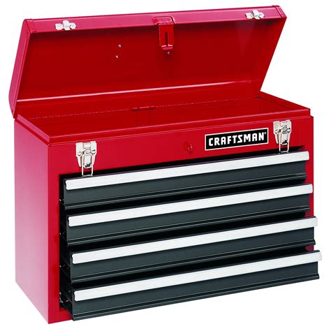 portable 4 drawer metal tool boxes|4 drawer tool chest craftsman.